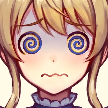 エモ子の表情（目回し）