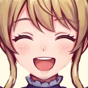 エモ子の表情(にっこり)