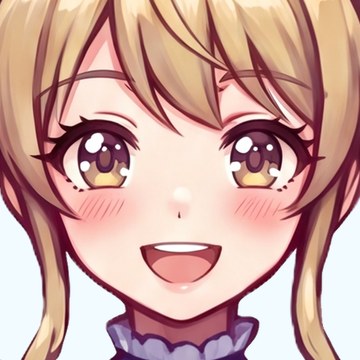エモ子の表情（笑顔）