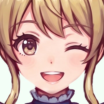 エモ子の表情（ウインク）