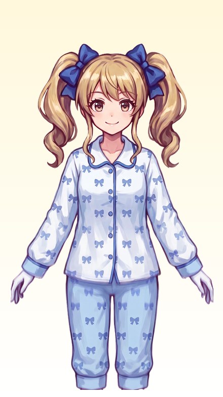 エモ子の衣装（パジャマ）