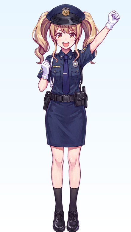 エモ子の衣装（警察官）